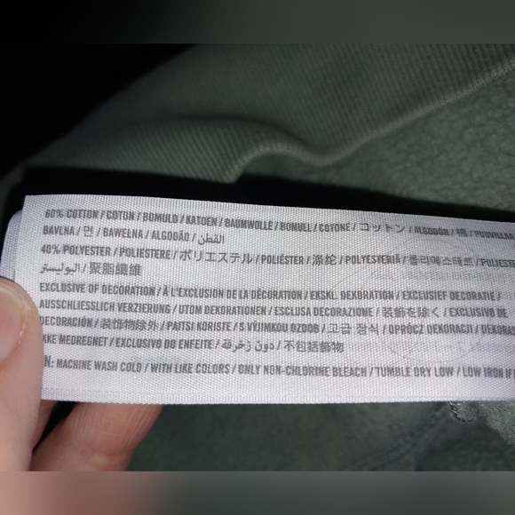 Hollister Sage Green Hoodie, Small - Picture 8 of 9